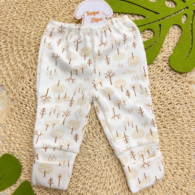 CONJ. DE MALHA 3 PEÇAS - Bear no Balanço - Off White e Ferrugem CONJ. DE MALHA 3 PEÇAS - Bear no Balanço - Off White e Ferrugem